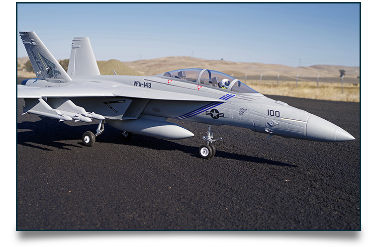 FMS F/A-18F Super Hornet 70mm PNP RC Airplane