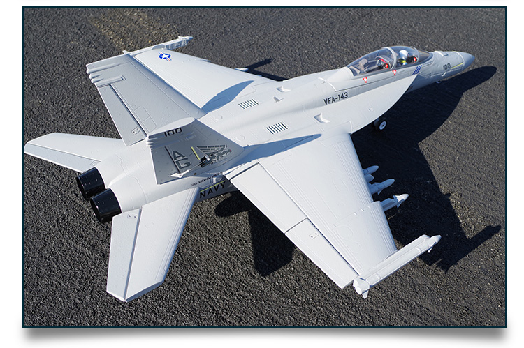 FMS F/A-18F Super Hornet 70mm PNP RC Airplane