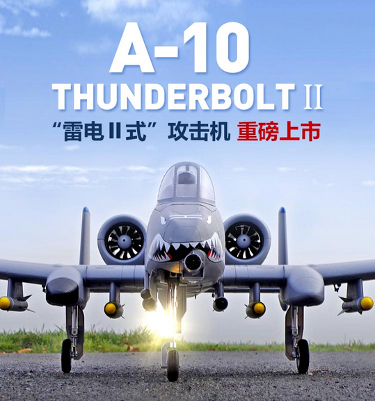 FMS A-10 Thunderbolt II Twin 70mm EDF RC Jet PNP