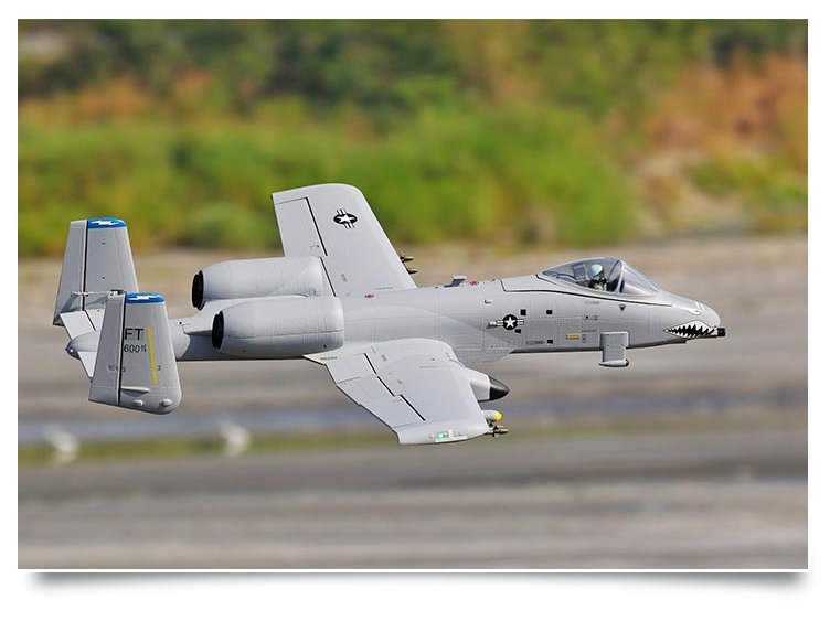 FMS A-10 Thunderbolt II Twin 70mm EDF RC Jet PNP