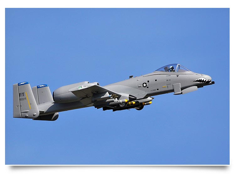 FMS A-10 Thunderbolt II Twin 70mm EDF RC Jet PNP