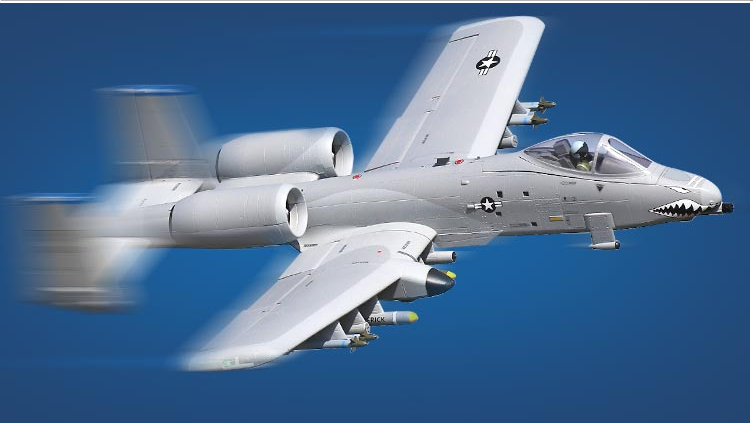 FMS A-10 Thunderbolt II Twin 70mm EDF RC Jet PNP