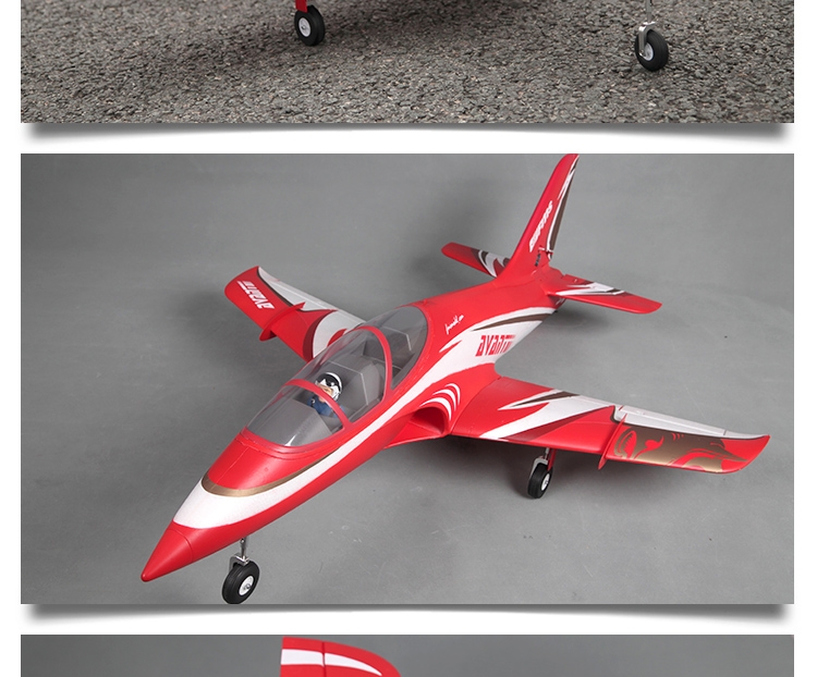 FMS Avanti S 70mm Jet PNP 6S Red Race RC JET Airplane