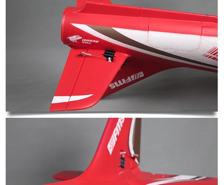 FMS Avanti S 70mm Jet PNP 6S Red Race RC JET Airplane