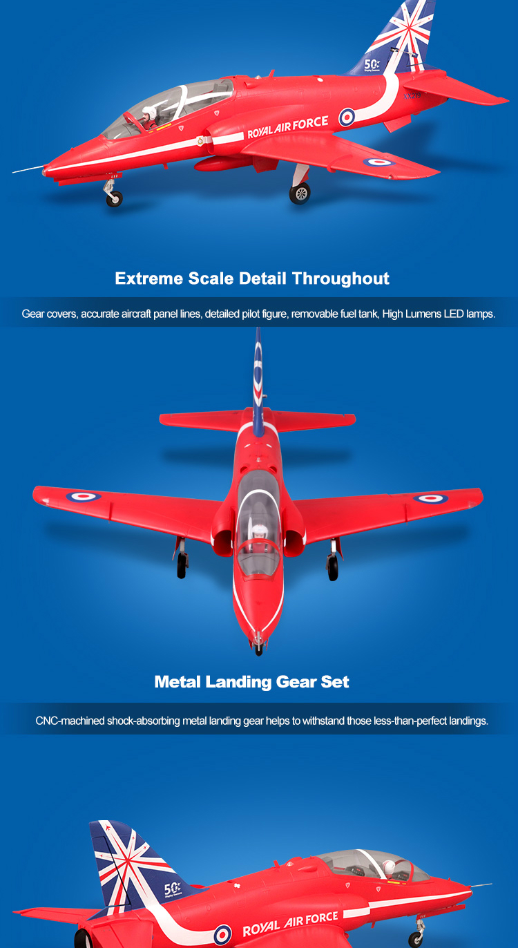 FMS BAE Hawk 80mm Jet PNP RC JET Airplane