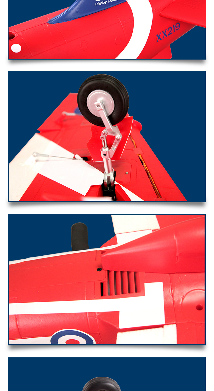 FMS BAE Hawk 80mm Jet PNP RC JET Airplane