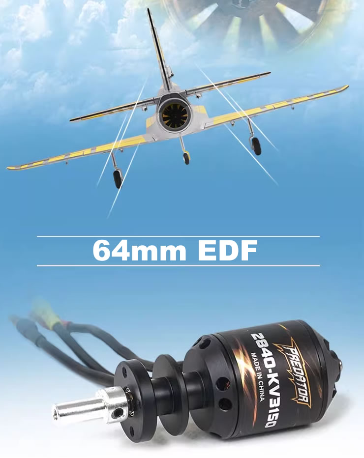 FMS Futura 64mm 4S EDF PNP RC Jet 