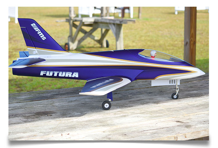 FMS Futura 80mm Jet PNP Purple EDF RC Jet