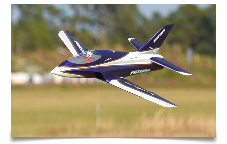 FMS Futura 80mm Jet PNP Purple EDF RC Jet