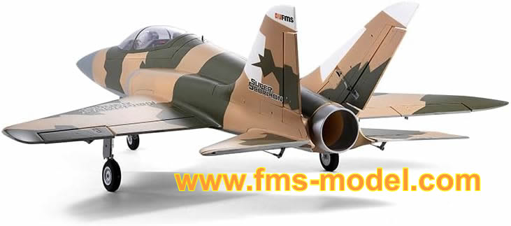 FMS Super Scorpion V2 90mm EDF Jet PNP 8S Came RC Airplane 