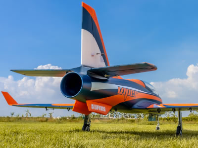 FMS VIPER 90mm V3  EDF BLUE/ORANGE WITH REFLEX PNP (FMS137P)
