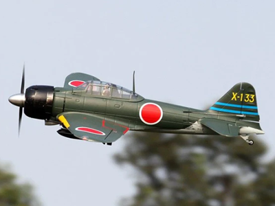 FMS A6M3 Zero 1400mm PNP Green with Reflex V2 RC plane