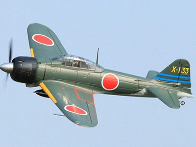 FMS A6M3 Zero 1400mm PNP Green with Reflex V2 RC plane