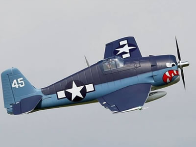 FMS F6F Hellcat 1400mm PNP blue  RC Airplane