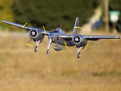 FMS F7F Tigercat 1700mm PNP Silver RC Airplane