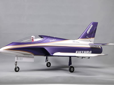 FMS Futura 80mm Jet PNP Purple EDF RC Jet