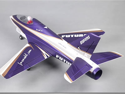 FMS Futura 80mm Jet PNP Purple EDF RC Jet