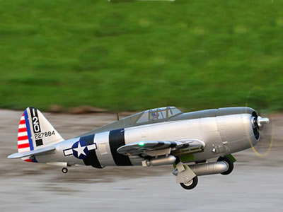 FMS 1500mm P-47 Thunderbolt Bonnie with Reflex V2 PNP RC Airplane