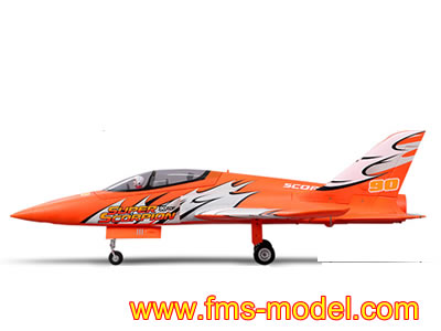 FMS Super Scorpion 90mm Jet PNP 6S red Color RC Airplane