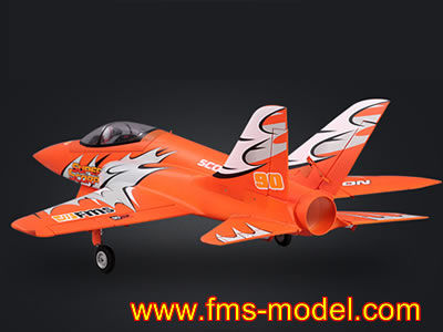 FMS Super Scorpion 90mm Jet PNP 6S red Color RC Airplane