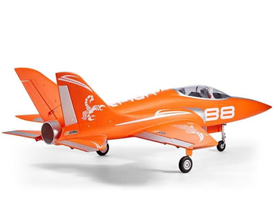 FMS Super Scorpion V2 90mm EDF Jet PNP 6S Orange RC Airplane