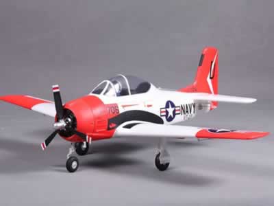 FMS 800mm T-28 Trojan V2 Red with Reflex V2 PNP RC Airplane