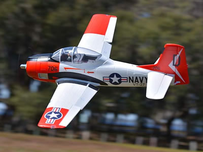 FMS T-28D V4 1400mm PNP Red RC JET Airplane