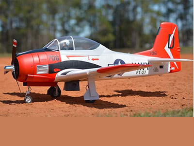FMS T-28D V4 1400mm PNP Red RC JET Airplane